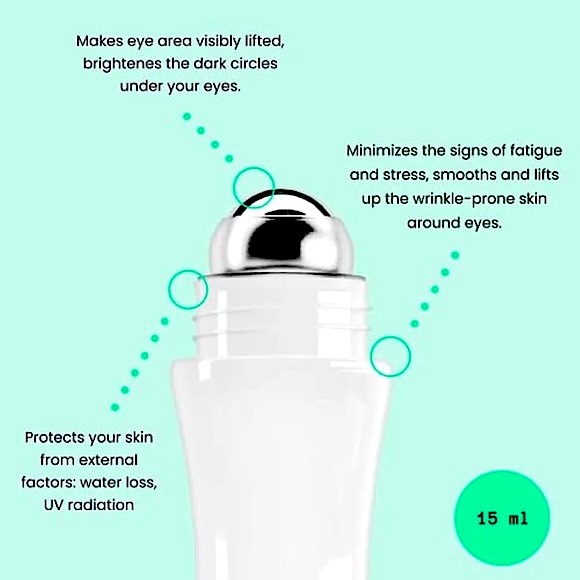 Delia Cosmetics Hyaluron Fusion Instant Under-Eye Roll-On with Lifting Effects - Picture 4 of 7